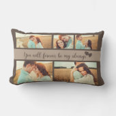 5フォト婚約結婚ズラブ引用文 ランバークッション (正面)