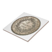 5フランの硬貨1849年 タイル (側面)