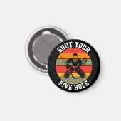 5ホールホッケーゴアリーを閉じて マグネット (正面/裏面)