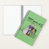 5ポイントのパーティーノートブック ノートブック (内側)