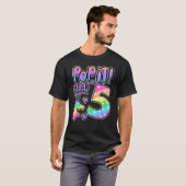 5ポップ・アートの番目誕生日ガールズボーイズ5歳の鬼 Tシャツ (正面フル)