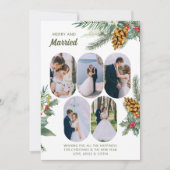 5メリー枚結婚したの写真ホリーと松の新婚 シーズンカード (正面)