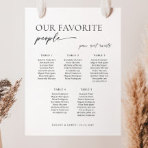 5モダンテーブルようこそ座席表