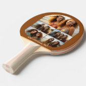 5モダンミニマル枚の写真のコラージュと文字 卓球ラケット (正面アングル)