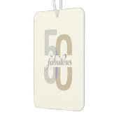 5モダン位とエレガント素晴らしい50誕生日 カーエアーフレッシュナー (左)