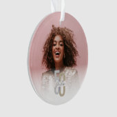 5モダン位・素晴らしい50誕生日エレガント オーナメント (正面)