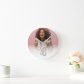 5モダン位・素晴らしい50誕生日エレガント ラウンド壁時計 (ホーム)