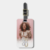 5モダン位・素晴らしい50誕生日エレガント ラゲッジタグ (正面縦)