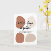 5モダン年結婚5回目 カード (黄色い花)