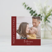 5モダン枚のコラージュ |クリスマス シーズンカード (スタンド正面)