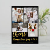 5モダン枚応援Happy new year 2024 箔シーズンカード (立ち正面)