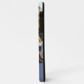 5モノグラムのフォトコラージュ青 Case-Mate iPhoneケース (裏面/左)