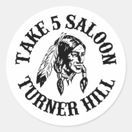 5ラウンドステッカー ラウンドシール