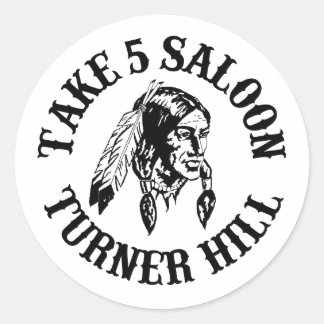 5ラウンドステッカー ラウンドシール