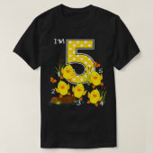 5リトルダックキッズ子供部屋ソング5th誕生日5 tシャツ (デザイン正面)