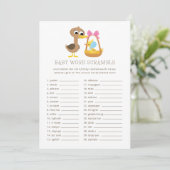 5リトルダックスベビートリビア | 言葉のスクランブル 招待状 (スタンド正面)