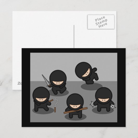 5リトル忍者 ポストカード (正面/裏面)
