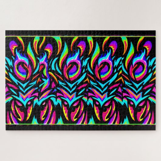 5ルックオン – Ken Gage抽象芸術 ジグソーパズル (横)