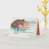 #5レスキューの水の色とメアリー・オリバーの詩 カード (黄色い花)