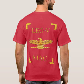 5ローマのLegio V Macedonica VexillumのTシャツ Tシャツ