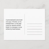 5ヴィンテージスタイル虫「ありがとう！」 ポストカード (裏面)