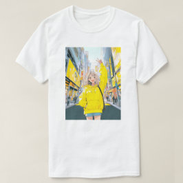 5万人達成に笑顔が溢れるJk Tシャツ｜寿司娘 GenerativeAI Tシャツ