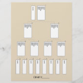 5世代系図学系血統紙シート (裏面)
