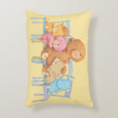 5人のかわいそカラフルうに椅子にくるま アクセントクッション (正面(垂直))