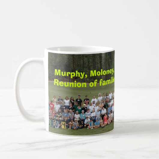 5人のアイルランド人の家族会2004年、マーフィー、Moloney… コーヒーマグカップ (左)