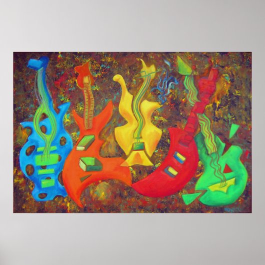 5人のギター ポスター (正面)