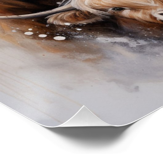 5人のデザイナー牛の家族のポスター – モダン art ポスター (コーナー)