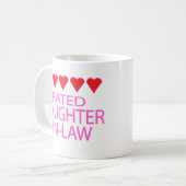 5人のハートの義理 コーヒーマグカップ (正面左)