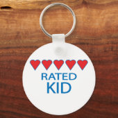 5人のハート キーホルダー (正面)