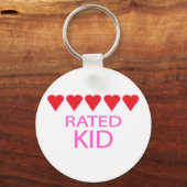 5人のハート キーホルダー (正面)