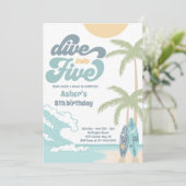 5人のレトロサーフ5thバースデーパーティーにダイブイン 招待状 (スタンド正面)