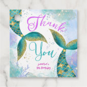 5人の女の子に飛び込むマーメイド5誕生日 フェイバータグ (正面)