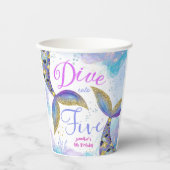 5人の女の子に飛び込む5誕生日 紙コップ (正面)