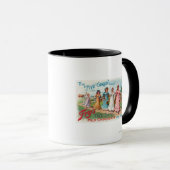 5人の女の子はフライの5人の男の子ミルクチョコレートが欲しい マグカップ (正面右)