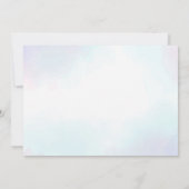 5人の女の子5th誕生日パーティーの写真に飛び込む 招待状 (裏面)