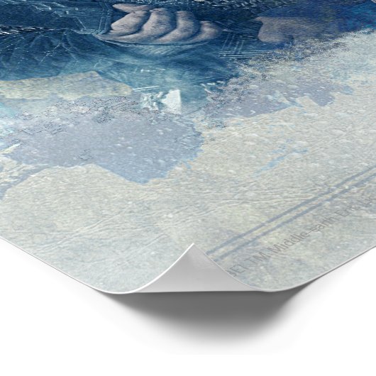 5人の軍隊のキャラクターのグラフィック ポスター (角)