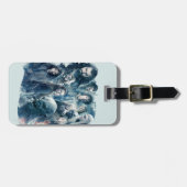 5人の軍隊のキャラクターのグラフィック ラゲッジタグ (正面横)