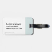 5人の軍隊のキャラクターのグラフィック ラゲッジタグ (裏面横)