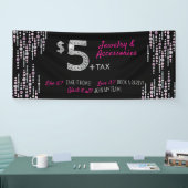 5人の$5人のジュエリーおよび付属品の報道写真家 横断幕 (トレードショー)