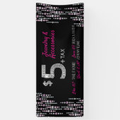 5人の$5人のジュエリーおよび付属品の報道写真家 横断幕 (縦)