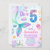 5人目の人魚の招待状 5人の人魚に会いに行こう 招待状 (正面)