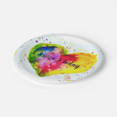 5今日の誕生日パーティープレート ペーパープレート (アングル)