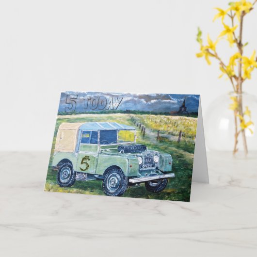 5今日 カード (黄色い花)