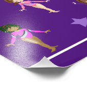 5体操選手による体操ギフトパーソナライズされた フォトプリント            (角)