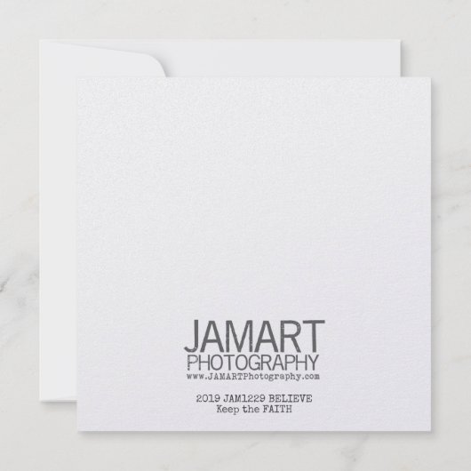 5信じ.25 x 5.25カード 招待状 (裏面)