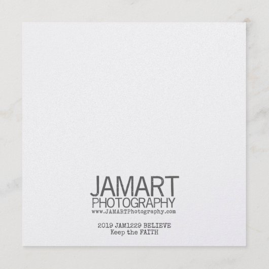 5信じ.25 x 5.25カード 招待状 (裏面)